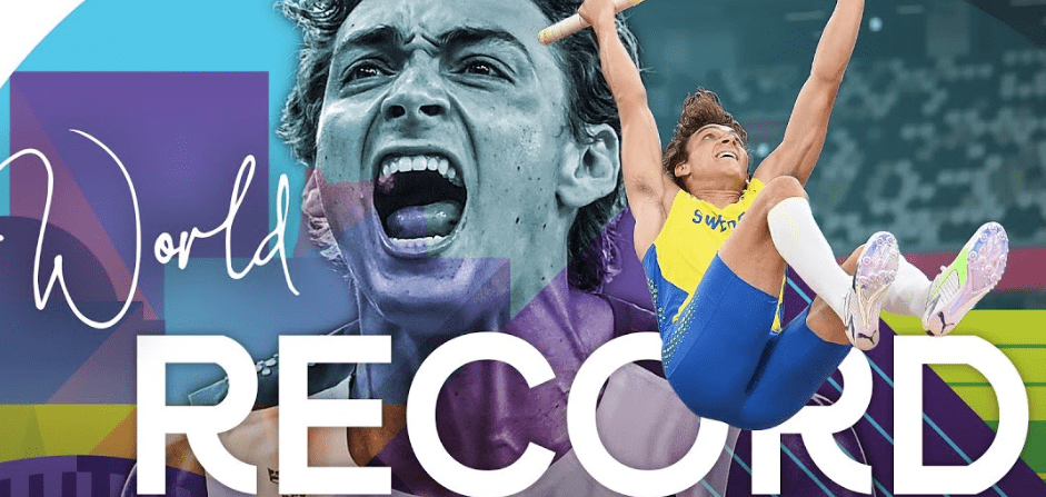 Read more about the article Duplantis Sets Pole Vault World Record, Wins Olympic Gold Medal 2024