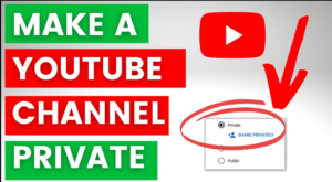 how to make your youtube channel private on phone